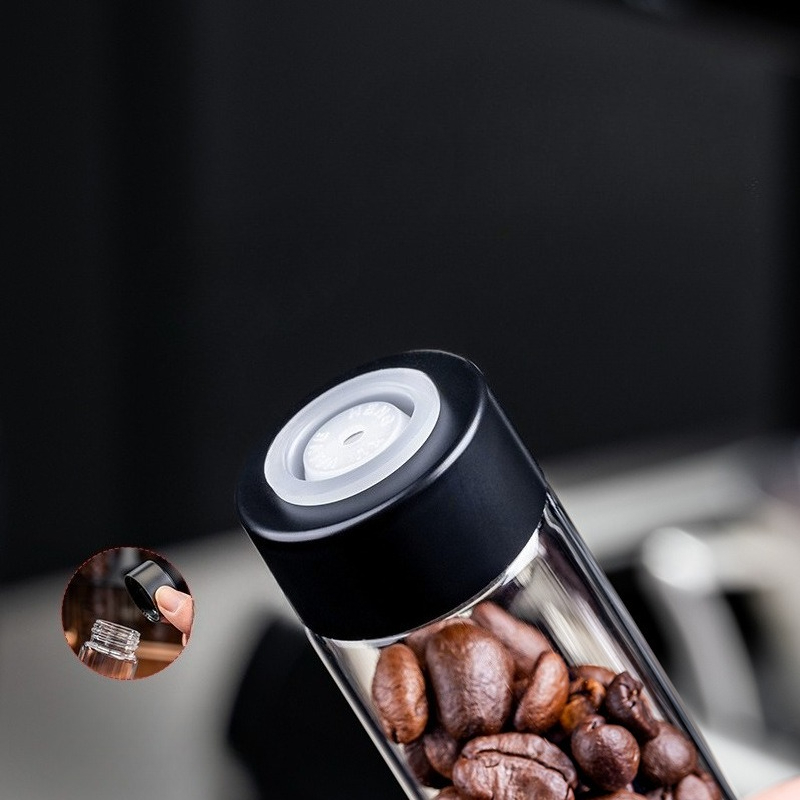 JUSTINLAU Glass Coffee Bean St - Coffee Equipment Rack recension och pris