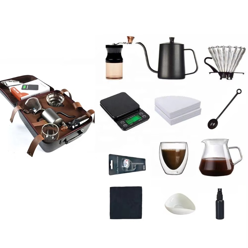 2026In Stock 10 12 Piece Hand- - Coffee Equipment Gift Set recension och pris