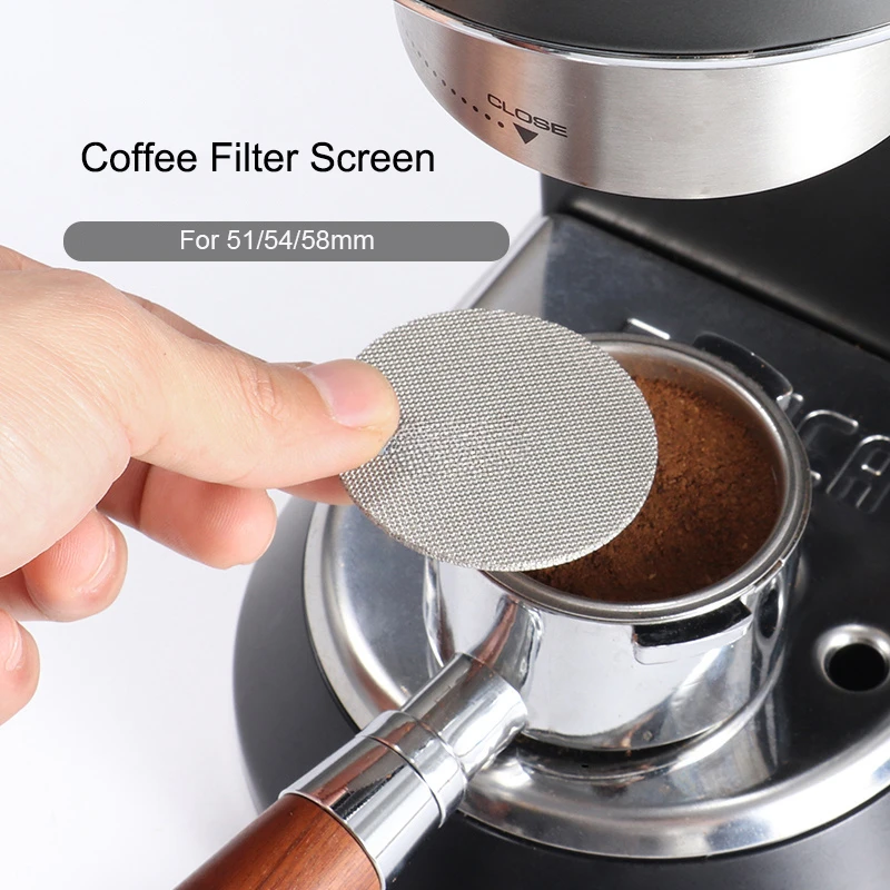 51/53/58mm Reusable Coffee Fil - Puck Screen Mesh recension och pris