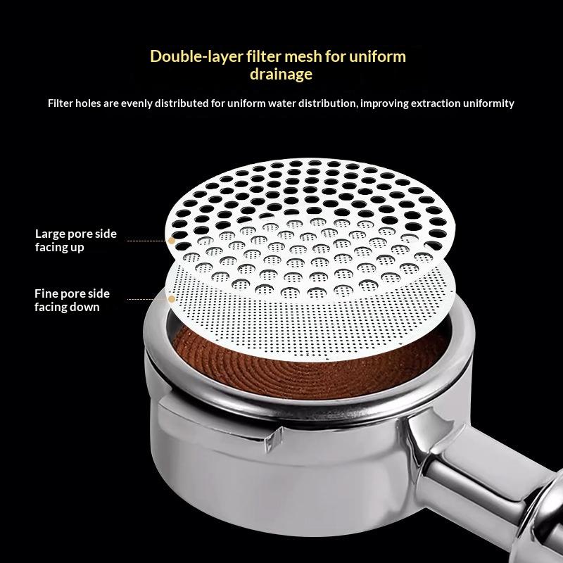 51/53/58mm Reusable Coffee Puc - Puck Screen Mesh recension och pris