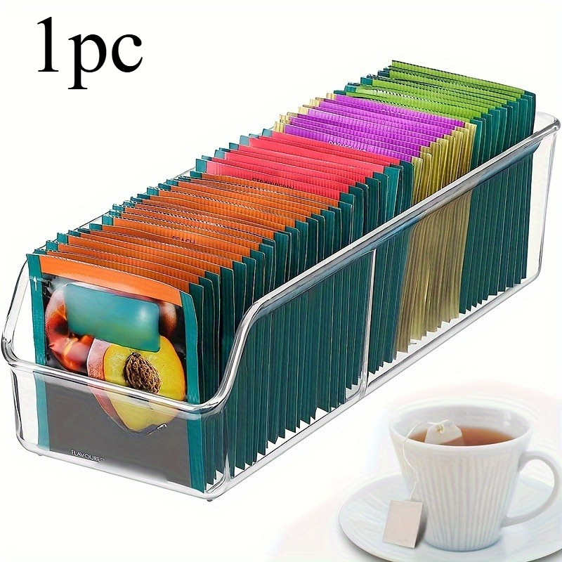 1pc Clear Tea Bag Organizer Bo - Coffee Equipment Organizer recension och pris
