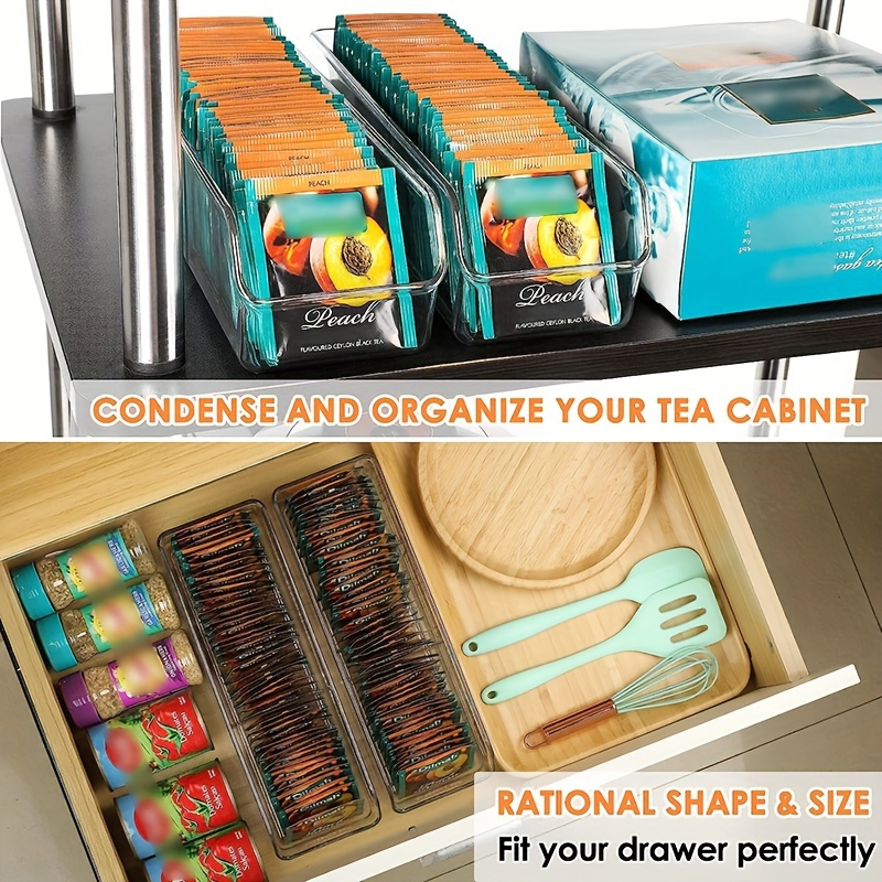 1pc Clear Tea Bag Organizer Bo - Coffee Equipment Organizer recension och pris