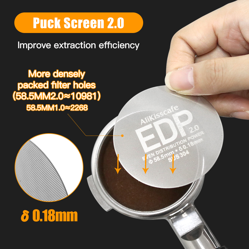 Alikisscafe New 0.18mm Espress - Puck Screen Mesh recension och pris