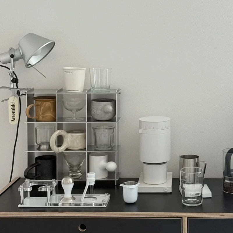 Minimalist Aluminum Alloy Coun - Coffee Equipment Rack recension och pris