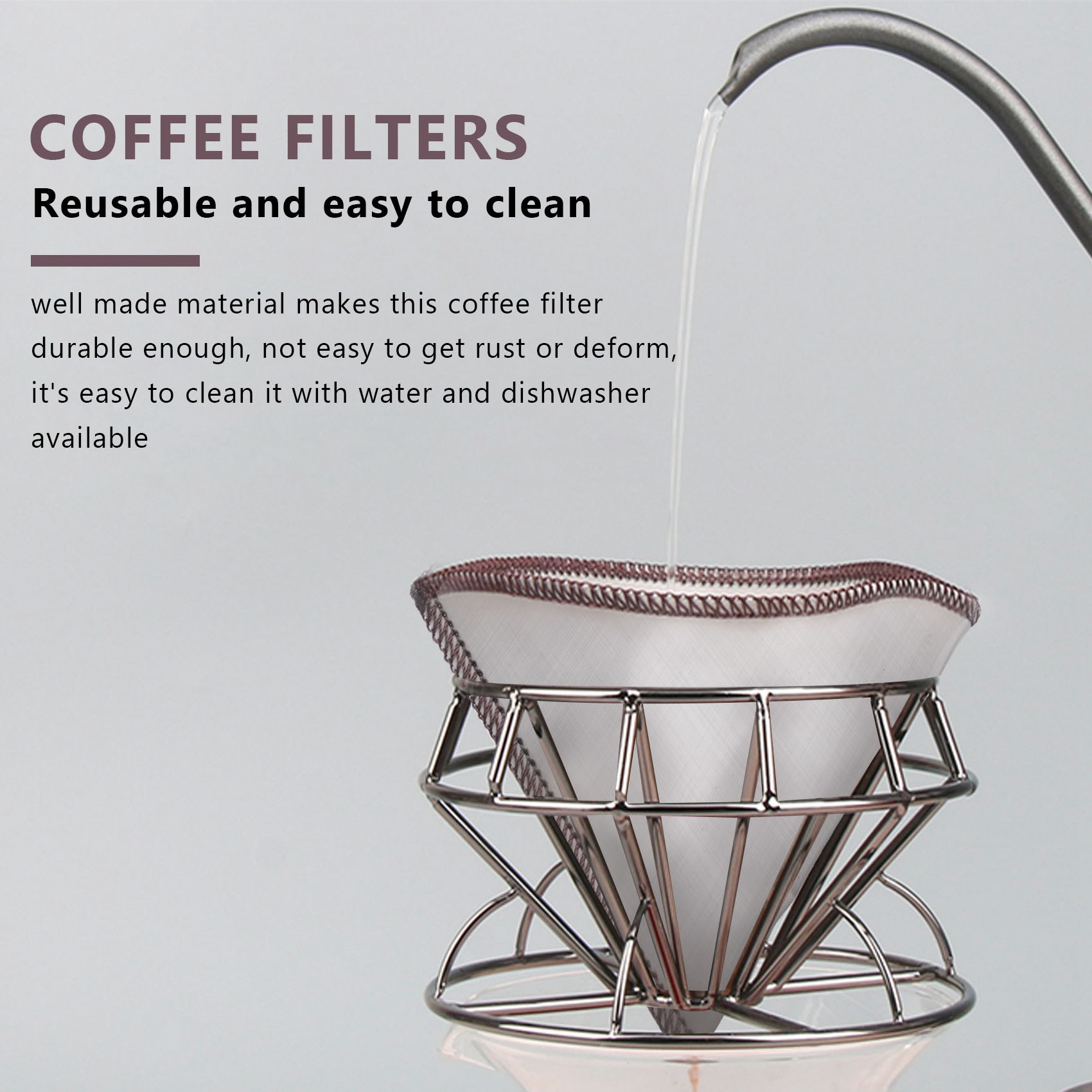 Reusable Pour over Coffee Filt - Coffee Equipment Distributor recension och pris