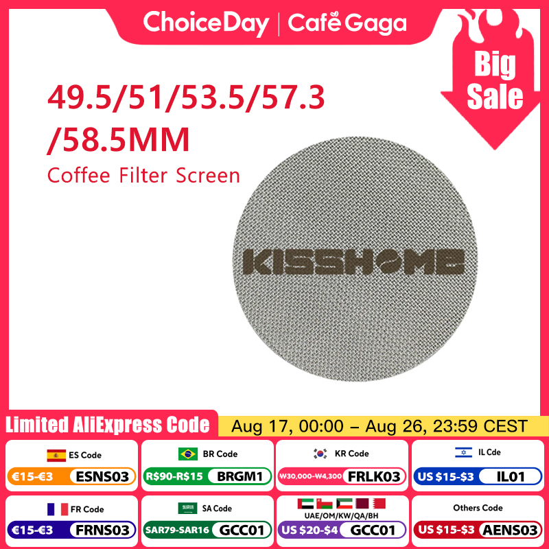 KISSHOME Espresso Puck Screen  - Puck Screen Mesh recension och pris