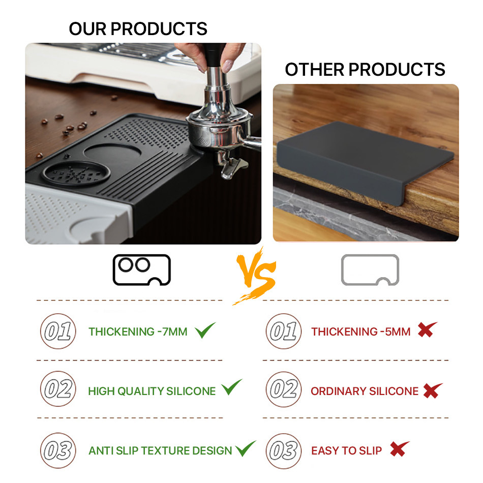 Coffee Tamper Mat Station Stan - Coffee Equipment Rack recension och pris