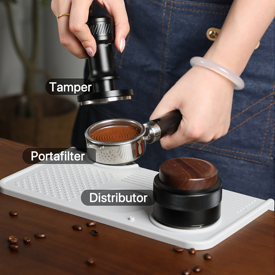 Coffee Tamper Mat Station Stan - Coffee Equipment Rack recension och pris