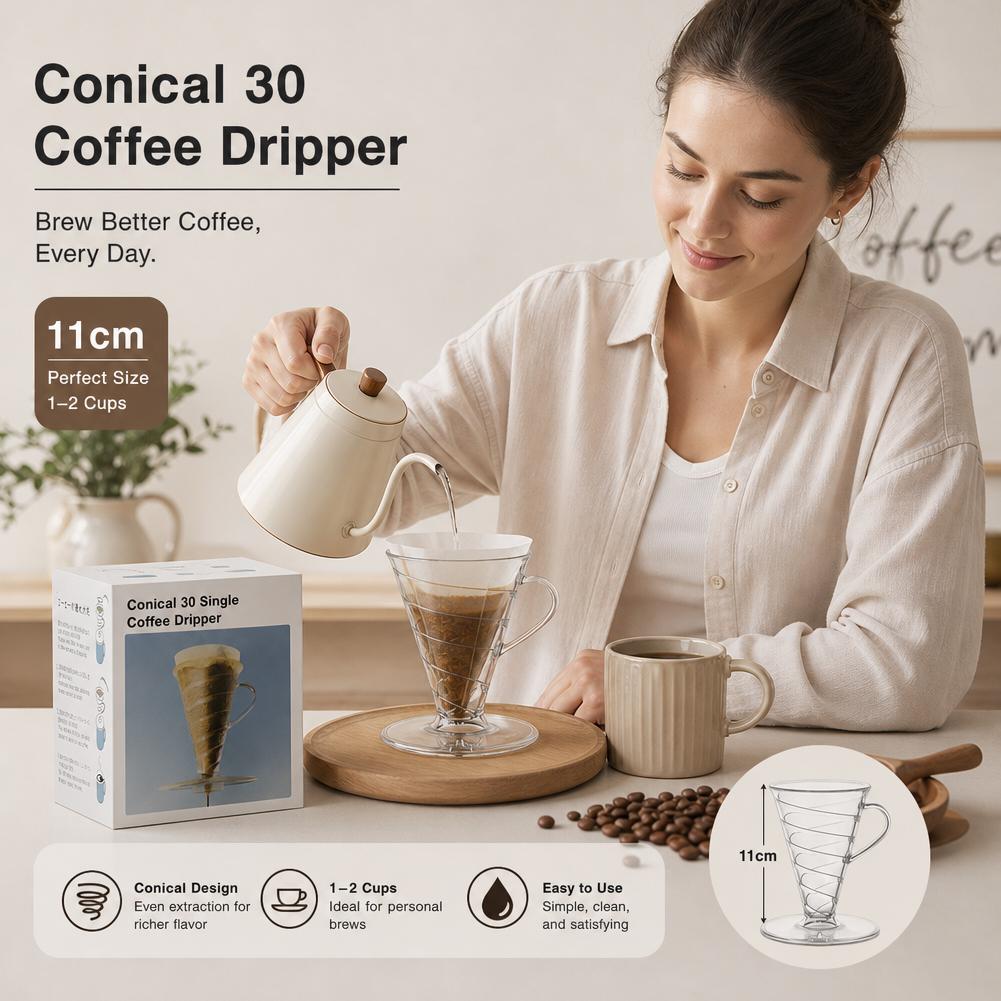 Coffee Filter Conical 30pcs Co - Coffee Equipment Distributor recension och pris