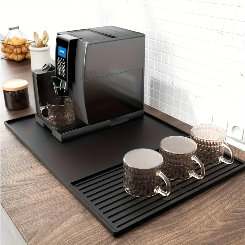 2-in-1 Silicone Coffee Bar Mat - Coffee Equipment Organizer recension och pris