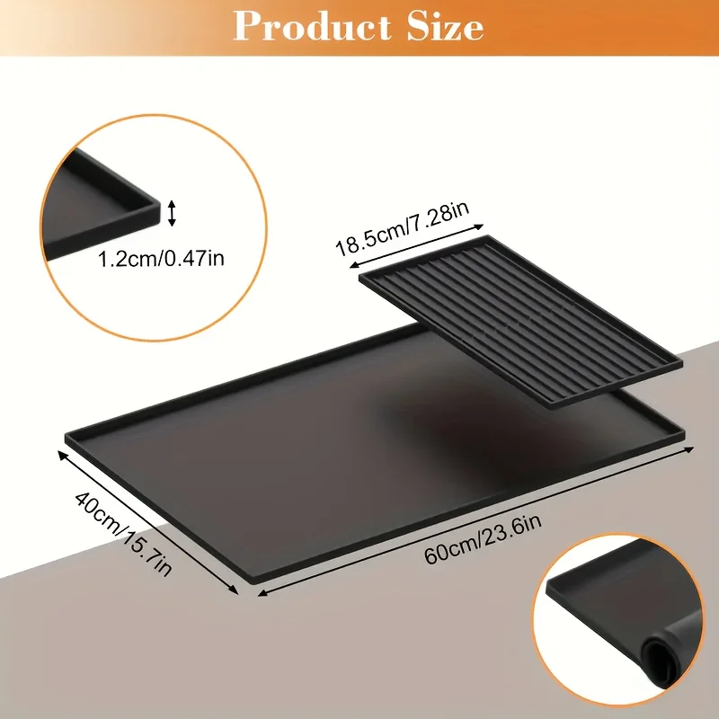 2-in-1 Silicone Coffee Bar Mat - Coffee Equipment Organizer recension och pris