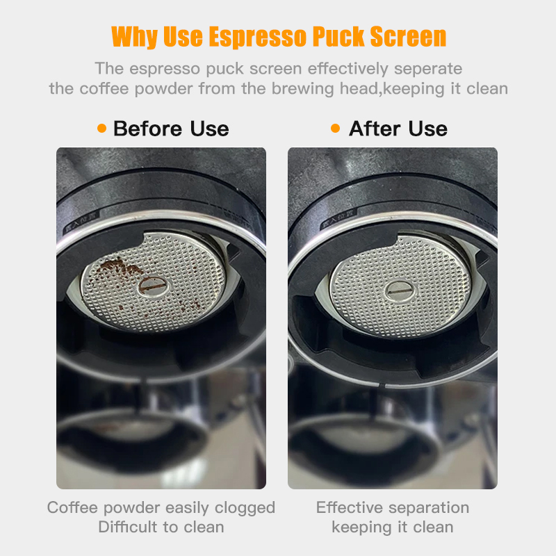 Coffee Puck Screen 51mm 53.5mm - Puck Screen Mesh recension och pris